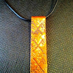 Viking/Runic Good Luck Charm Gibu Auja Pendant