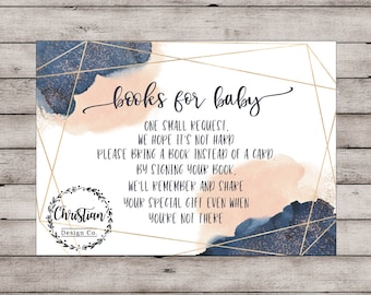 Book For Baby Insert, Books For Baby Sign, Gender Reveal Invite, Books For Baby Card, Bring Books For Baby, Bring a Book Baby, Book Request