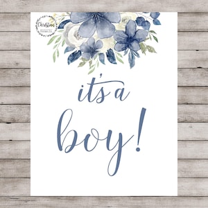 Es ist ein Junge Zeichen, Es ist ein Junge druckbar, Es ist ein Junge Dekor, Gender Reveal Party, Gender Reveal Ideen, Gender Reveal Zeichen, Gender Reveal Decor