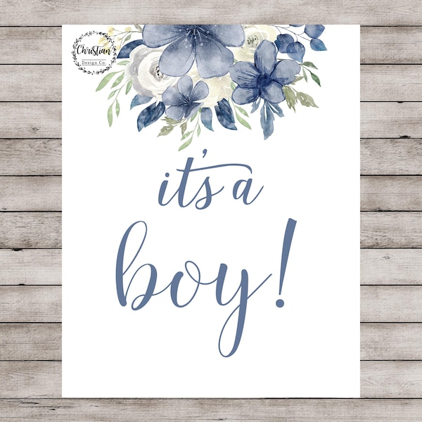 Its a Boy Printable Etsy