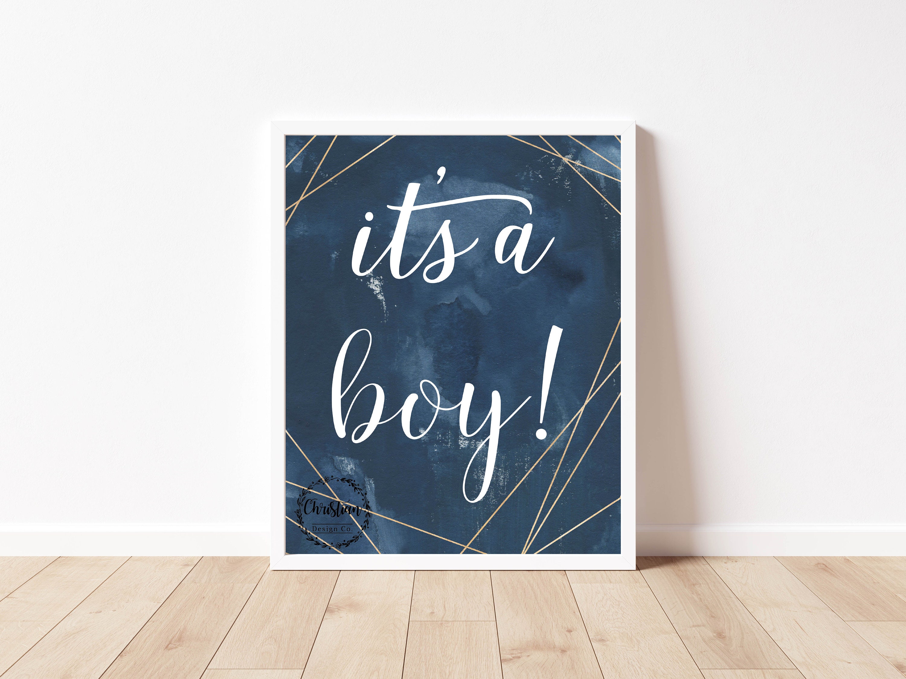 Its A Boy Sign Its A Boy Printable Its A Boy Decor Gender - Etsy