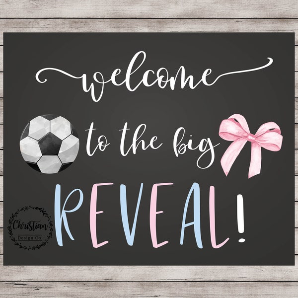 Soccer Gender Reveal, Gender Reveal Decorations, Soccer Gender, Goals Or Bows, Gender Reveal Decor, Gender Reveal Sign, Reveal Party