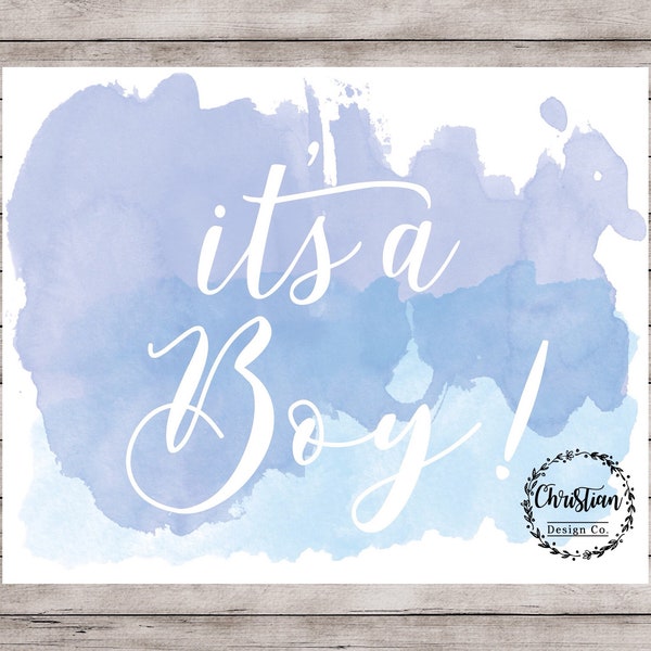 Its A Boy Sign, Its A Boy Printable, Its A Boy Decor, Gender Reveal Party, Gender Reveal Ideas, Gender Reveal Sign, Announcement Sign