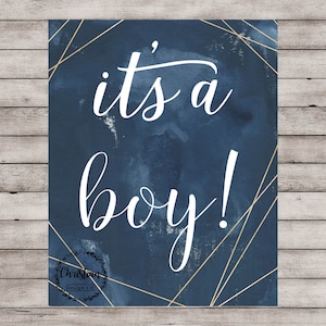 Es ist ein Junge Zeichen, Es ist ein Junge druckbar, Es ist ein Junge Dekor, Gender Reveal Party, Gender Reveal Ideen, Gender Reveal Zeichen, Gender Reveal Decor