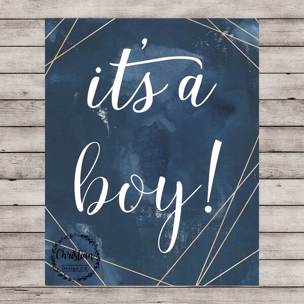 Its a Boy Sign - Etsy