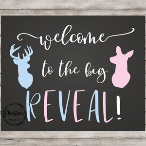 Buck oder Doe Gender Reveal, Buck oder Doe, Buck und Doe, Gender Reveal Buck oder Doe, Buck oder Doe Gender Reveal Dekorationen, Buck oder Doe Party
