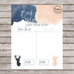 Buck oder Doe, Buck oder Doe Gender Reveal, Buck und Doe, Buck oder Doe Dusche, Gender Reveal Ideen, Buck oder Doe Gender Reveal Decor