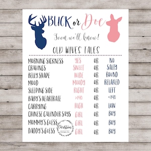 Buck or Doe Gender Reveal, Buck or Doe Shower, Gender Reveal Decor, Gender Reveal Ideas, Buck and Doe, Gender Reveal Sign, Reveal Decor
