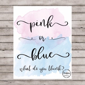 Gender Reveal Ideas, Baby Reveal Ideas, Gender Reveal Sign, Gender Reveal Signs, Cast your vote, Gender Reveal Poster, Gender Reveal Decor