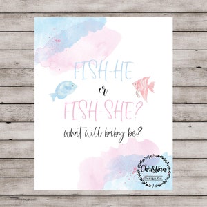 Buy Pink Fish Blue Fish Gender Reveal Online In India -  India