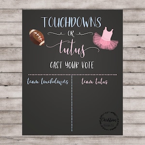Touchdown o tutù, idee per rivelare il sesso del nascituro, touchdown o tutù, tutù e touchdown, decorazioni per rivelare il sesso del nascituro, cartello per rivelare il sesso del nascituro, tutù per touchdown