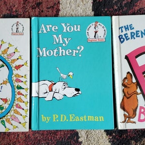 Lot von 3, Ich kann Lesen & Beginnende Lese Bücher, 2 Dr. Suess, 1 Berenstein, 1960/1970, HK
