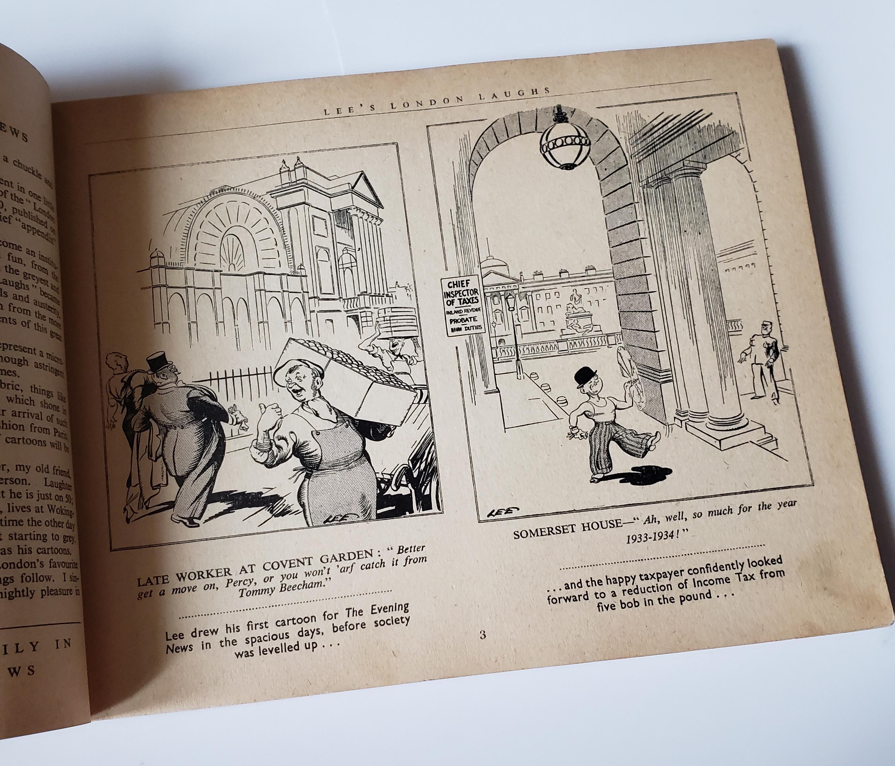 Cartoon R. Lee London Laughs Cartoons by Lee From the Evening News 1934-1951 - Etsy