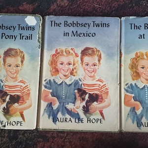 The Bobbsey Twins, Lot von 3, Nr. 25, 37 und 40, Hardcover, 1932, 1944, 1947