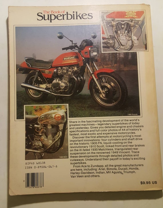 The Book of Superbikes, Laurie Caddell, Mike Winfield 1981 - Etsy