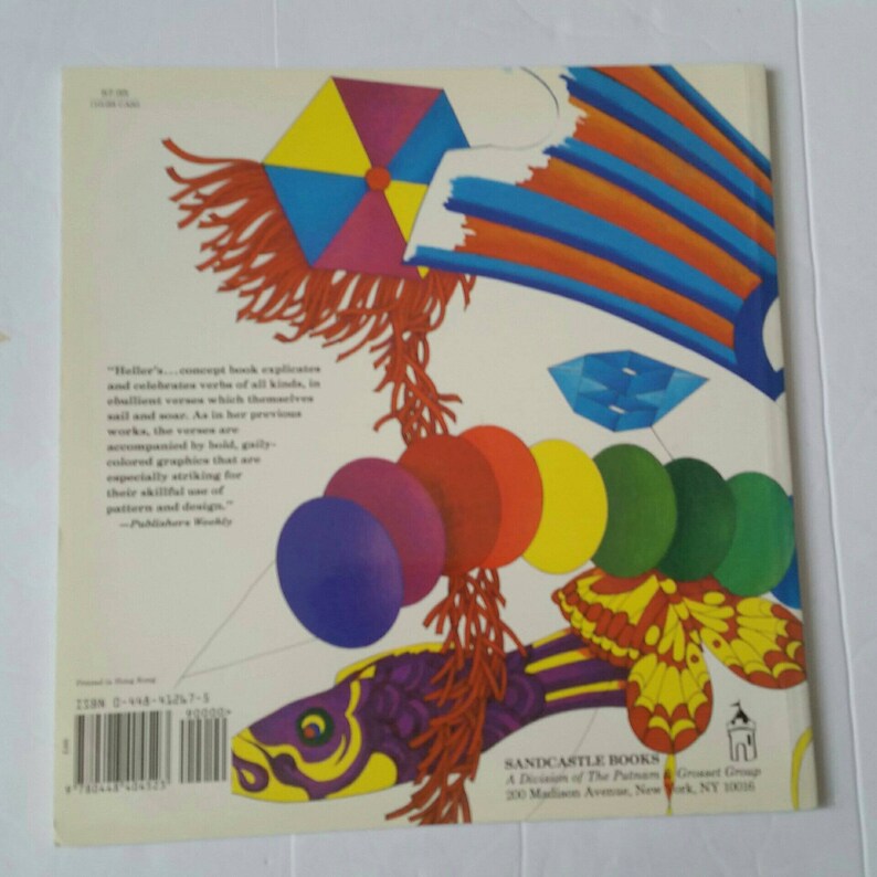 Kites Sail High A Book About Verbs by Ruth Heller 1992 Etsy