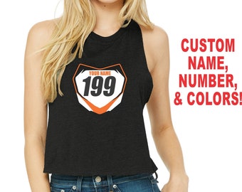 motocross crop top