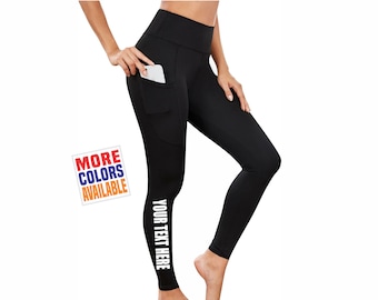 personalized yoga pants