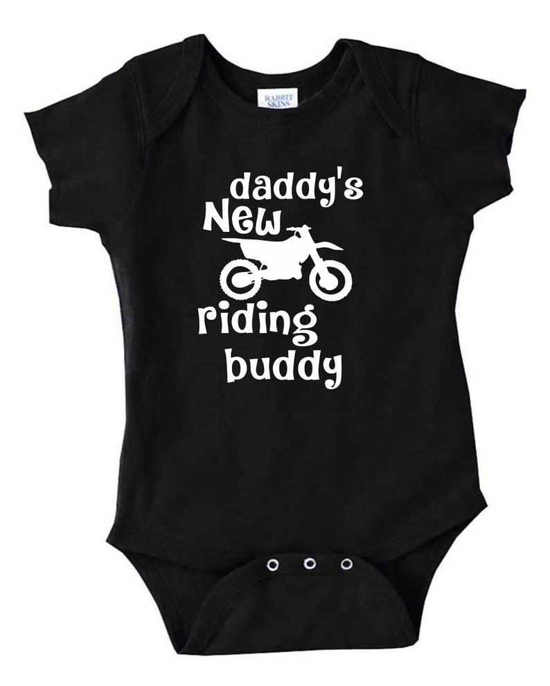 Daddy's New Riding Buddy Baby ONESIES ® 1 Piece Shirt Tee - Etsy