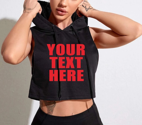 Women Sleeveless Hoodie Cross Back Tank Top Vest Sports Jersey