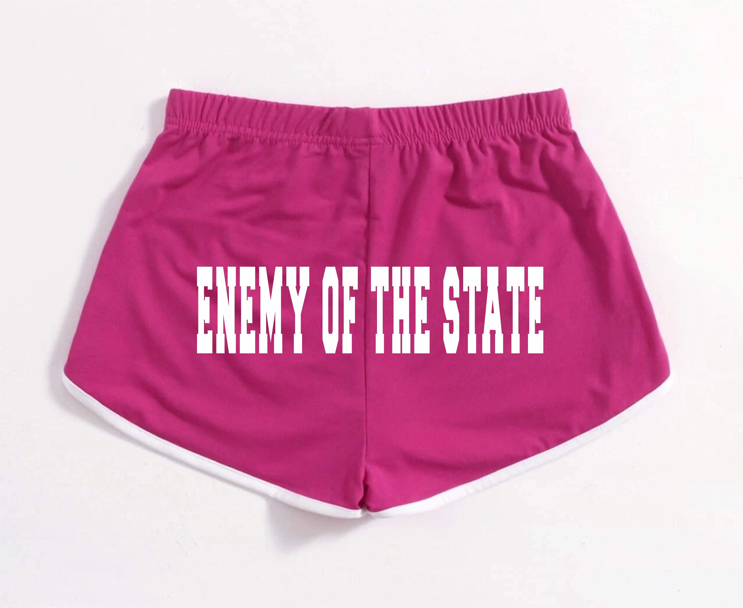 ENEMY of the STATE Hot Pink Retro 