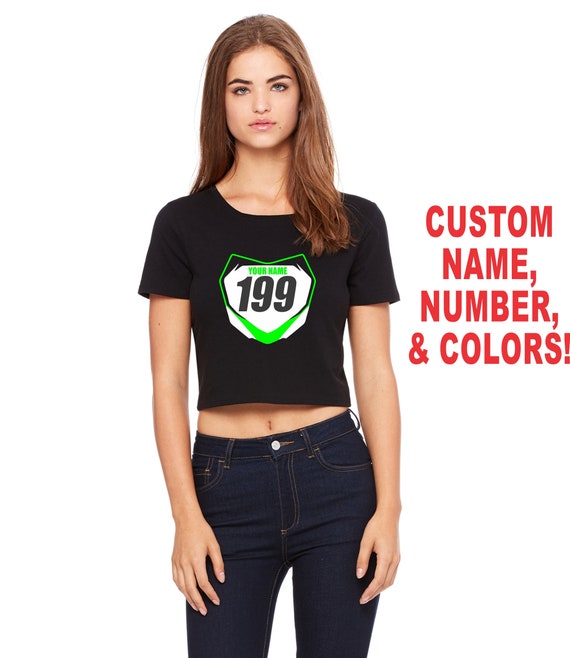 motocross crop top