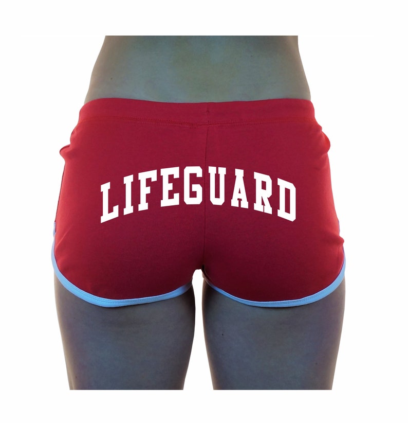 red booty shorts crossfit