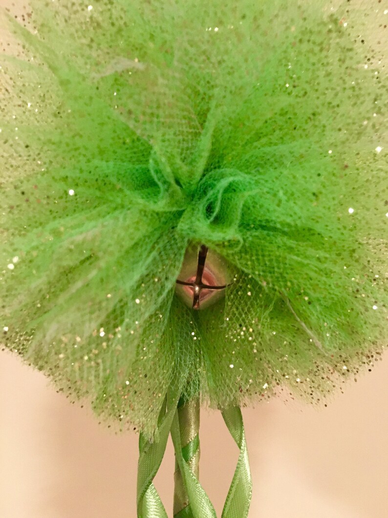 Tinker Bell wand costume wand green sparkle wand Disney Etsy