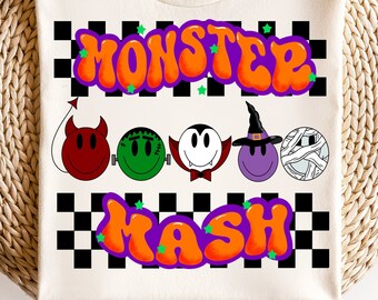Monster halloween png-cute monster png-trendy halloween design-halloween tshirt-cute fall tshirt-devil-frankenstein-mummy-witch-vampire png