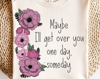 Couple's png-country png design-country music-floral quote design-song lyric-breakups-love png-flower design-png for sublimation-music qoute