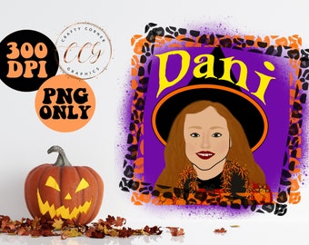 Png Halloween-Hocus Pocus png for sublimation-Dani-witch sublimation-witch png-Halloween shirt-Halloween design-fall png for sublimation