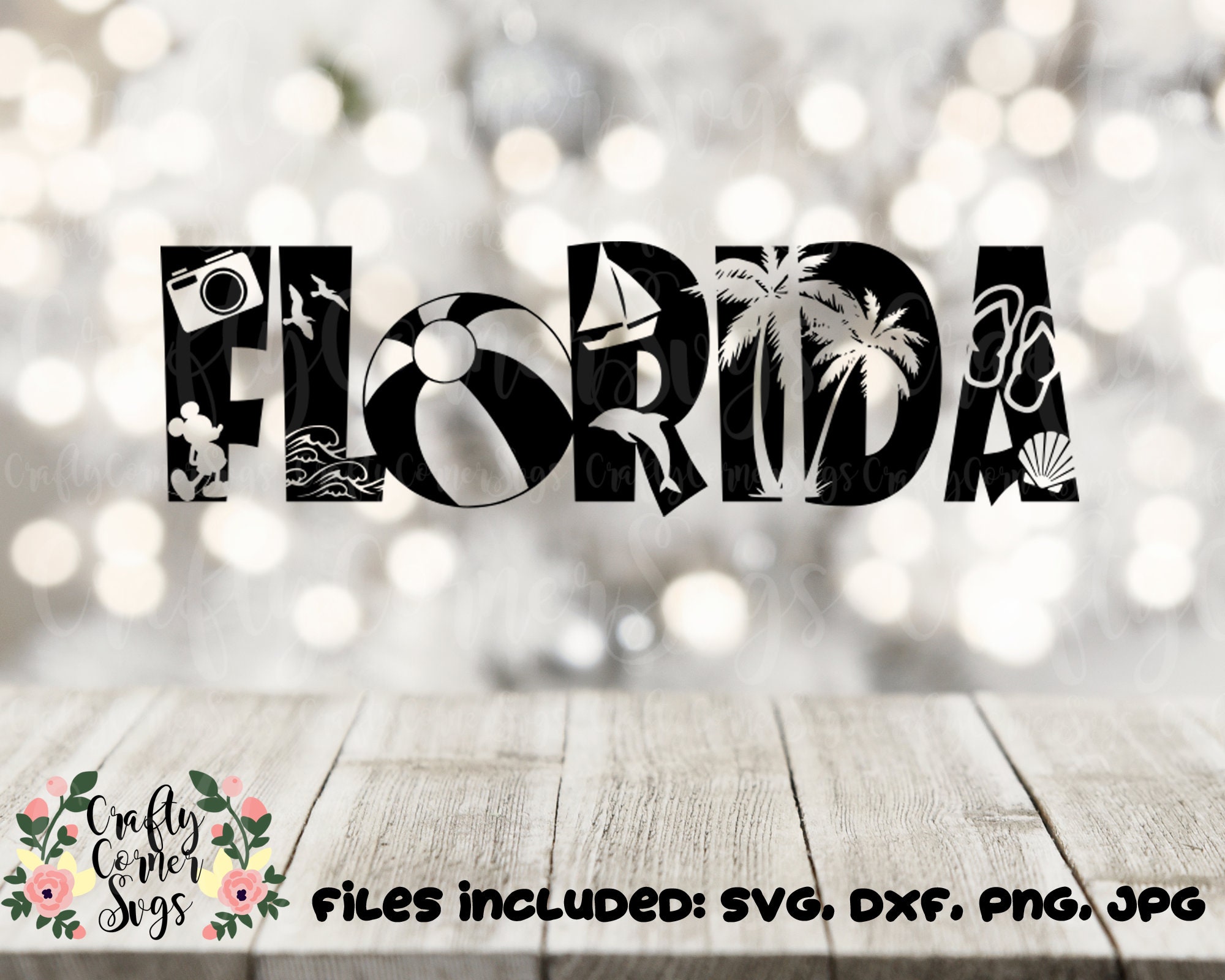 FloridaFlorida svg designBeach SVGSummerVacationflorida Etsy