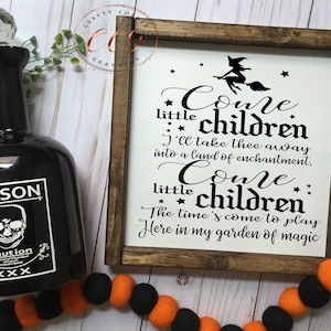 SVG-Sanderson Sister-Hocus Pocus svg-Come little children-Witch-fly-Halloween-movie-song-Quote-Cricut-Instant Download-Digital File-Iron on image 3