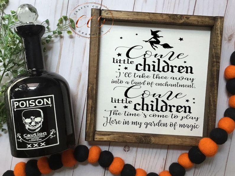 SVG-Sanderson Sister-Hocus Pocus svg-Come little children-Witch-fly-Halloween-movie-song-Quote-Cricut-Instant Download-Digital File-Iron on image 3