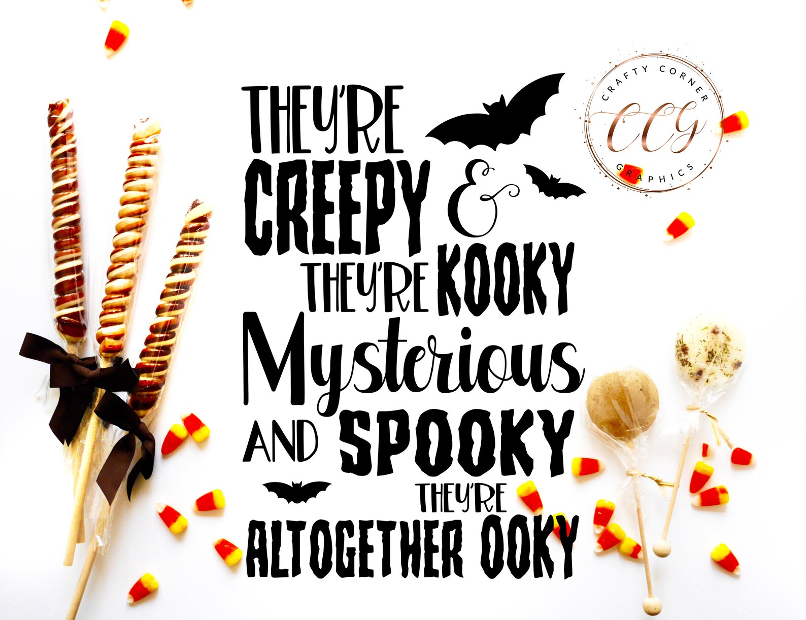 Addams Svg-they're Creepy They're Kooky Mysterious and - Etsy