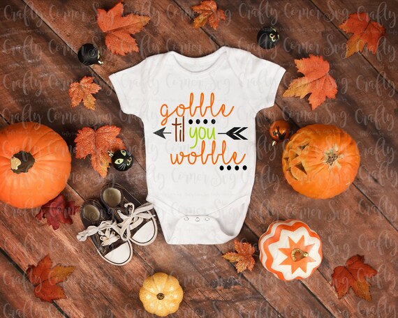 Cute & Funny Gobble Til You Wobble Thanksgiving Turkey T-Shirt Cute & Funny Gobble Til You Wobble Thanksgiving Turkey T-Shirt