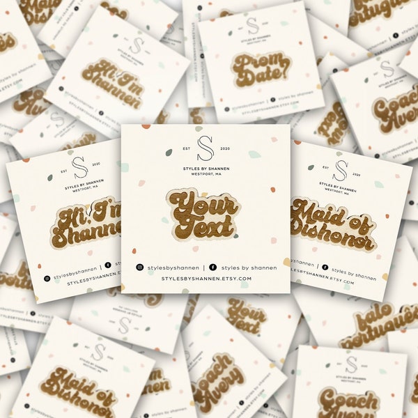 Custom Pins | Retro Wooden Push Pins | Personalized Pins | Custom Buttons | Lapel Pins | Badge Pins