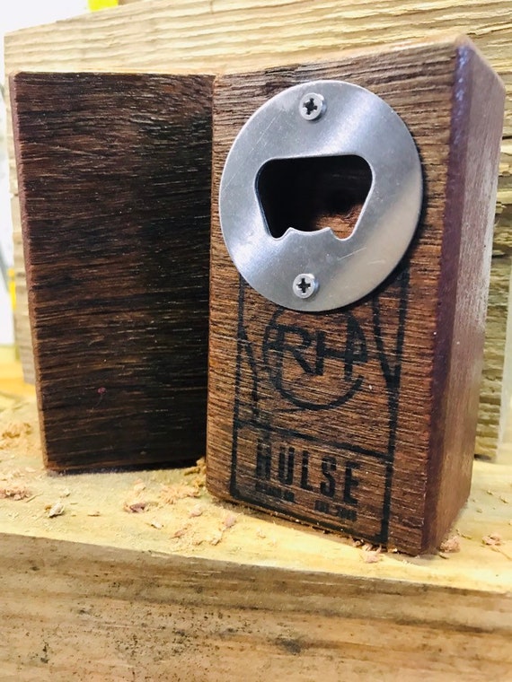 Reclaimed Wood Bottle Opener Etsy