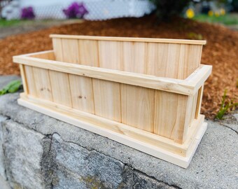 Unfinished Cedar Flower Boxes