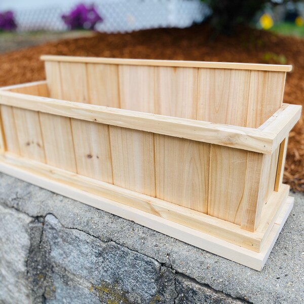 Cedar Window Boxes Etsy