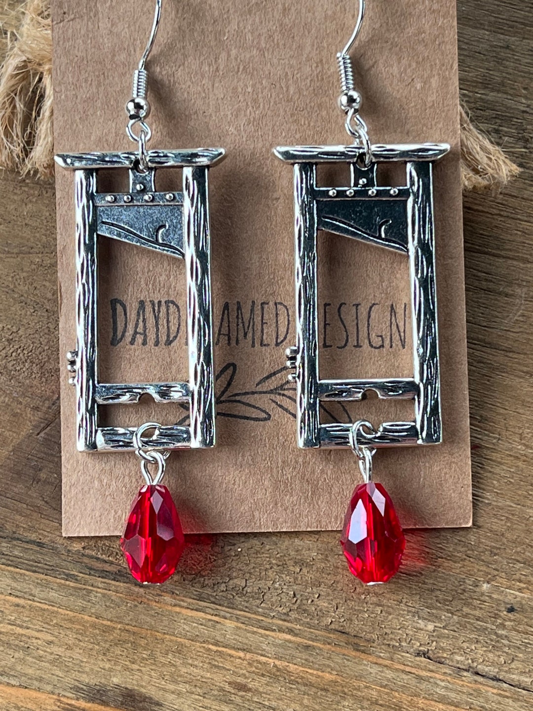 Guillotine earrings for sale Clearance