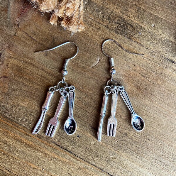Chef Earrings Etsy