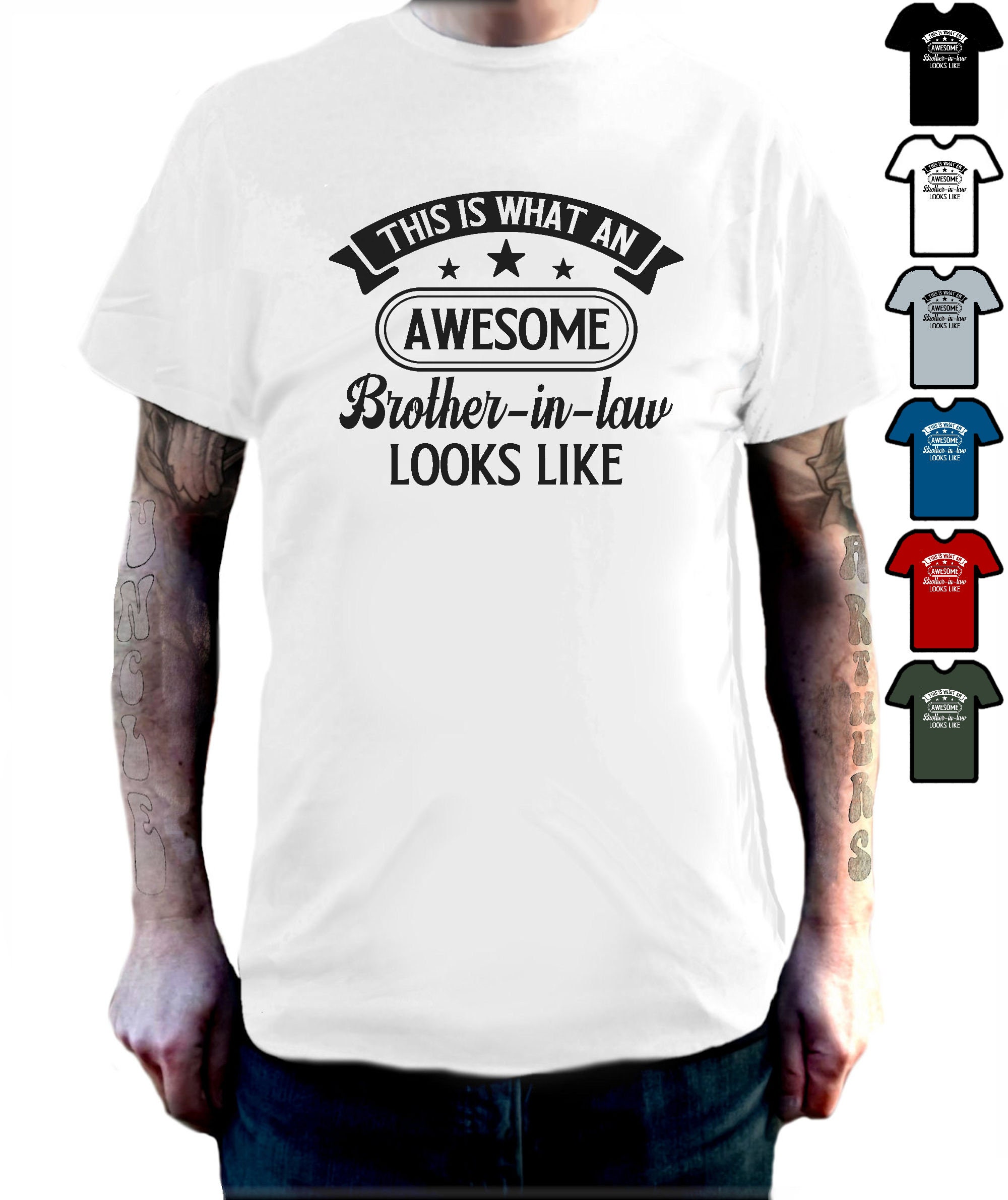 This Is What An Awesome Brother In Law Looks Like T-Shirt This Is What An Awesome Brother In Law Looks Like T-Shirt