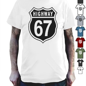 Highway 67 T-Shirt – Funny 6 7 Trend Top for Kids and Teens – 67 Meme T Shirt Viral Tee T Shirt Tee Shirt Tshirt Teenager Six Seven Slogan image 10