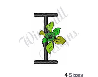Iris Font Letter I Machine Embroidery Design, Embroidery Designs, Machine Embroidery, Embroidery Patterns, Embroidery File, Instant Download
