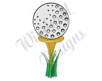 Golf Ball - Machine Embroidery Design, Embroidery Designs, Machine Embroidery, Embroidery Patterns, Embroidery Files, Instant Download