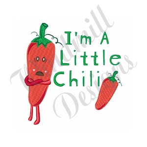 Little Chili Pepper - Machine Embroidery Design, Embroidery Designs, Embroidery, Embroidery Patterns, Embroidery Files, Instant Download