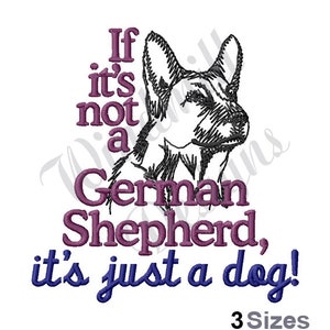German Shepherd - Machine Embroidery Design, Embroidery Designs, Embroidery Patterns, Embroidery Files, Instant Download