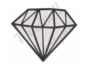 Diamante - Diseño de bordado a máquina, diseños de bordado, bordado a máquina, patrones de bordado, archivos de bordado, descarga instantánea