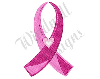 Pink Ribbon  - Machine Embroidery Design, Embroidery Designs, Machine Embroidery, Embroidery Patterns, Embroidery Files, Instant Download